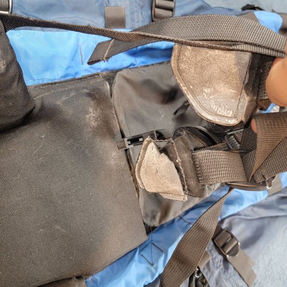 Lowe Alpine Systems Trek Small Mountaineering Backpack Blue Hiking Camp - Picture 6 of 14